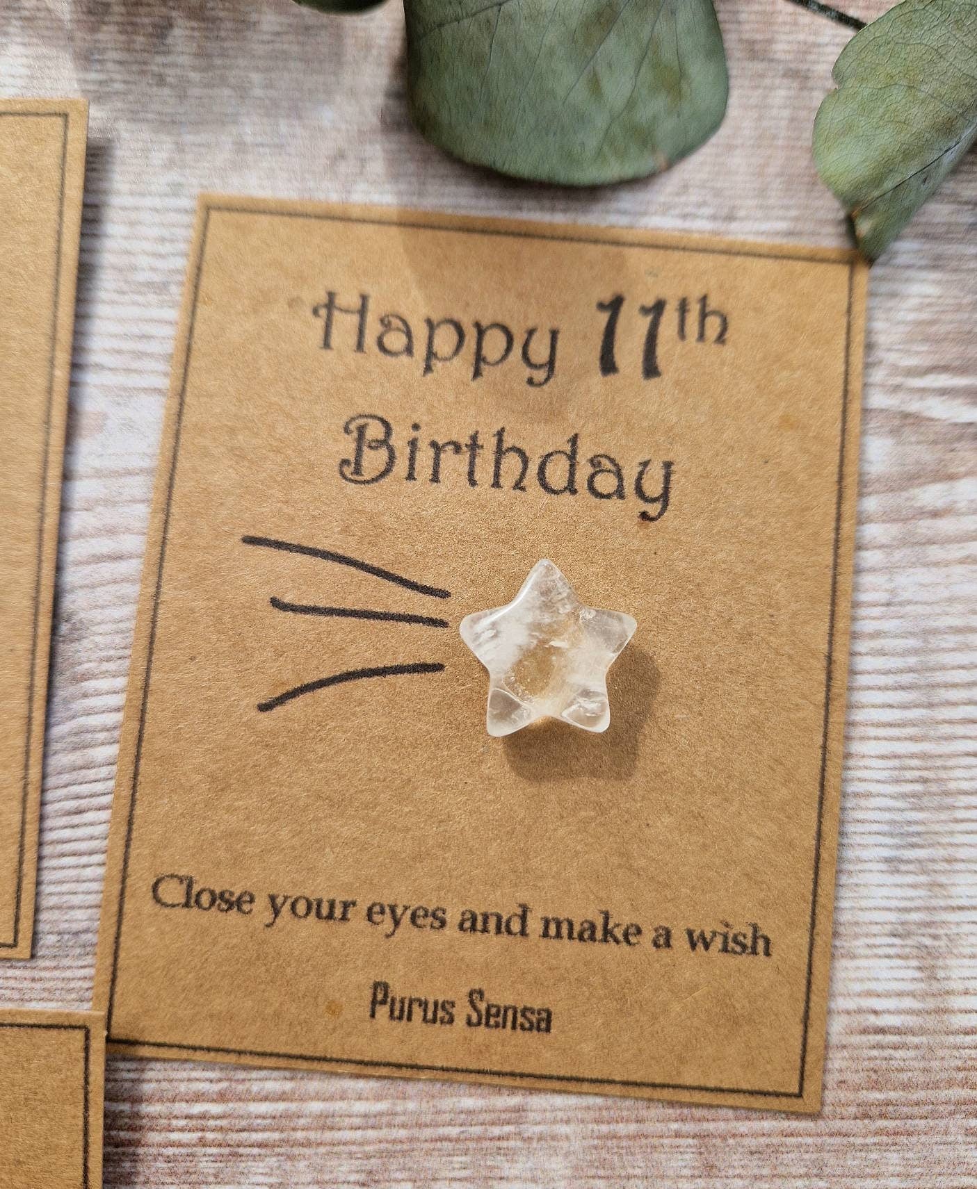 10th / 11th / 12th / 13th / 16thbirthday crystal gift
