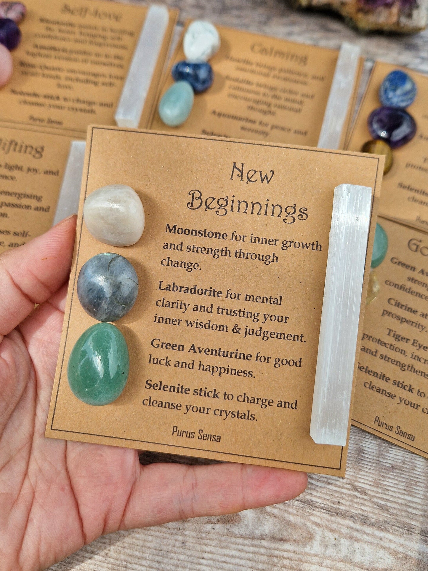 Healing Crystal Gift sets.