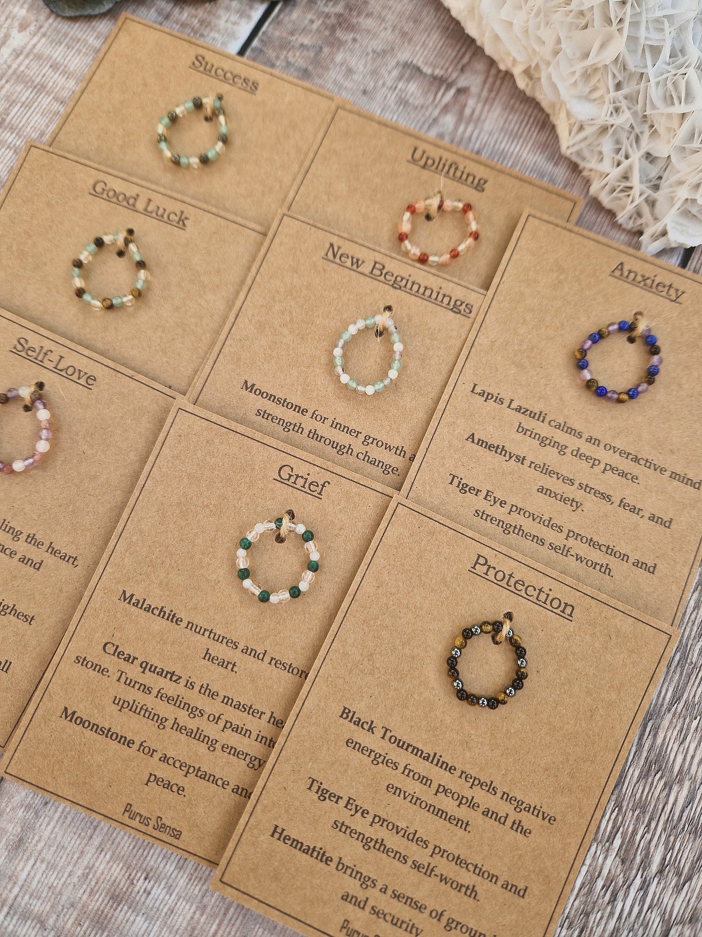 Crystal strech rings