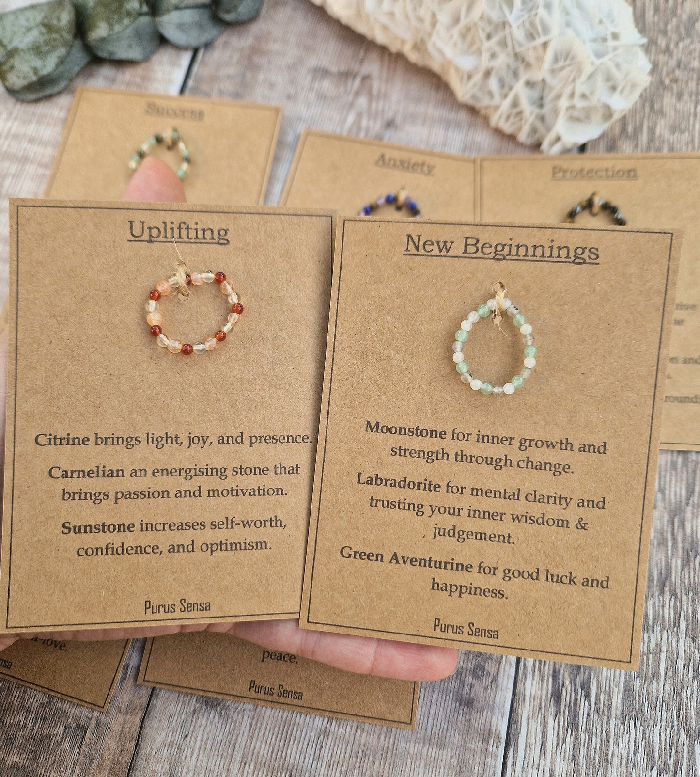 Crystal strech rings