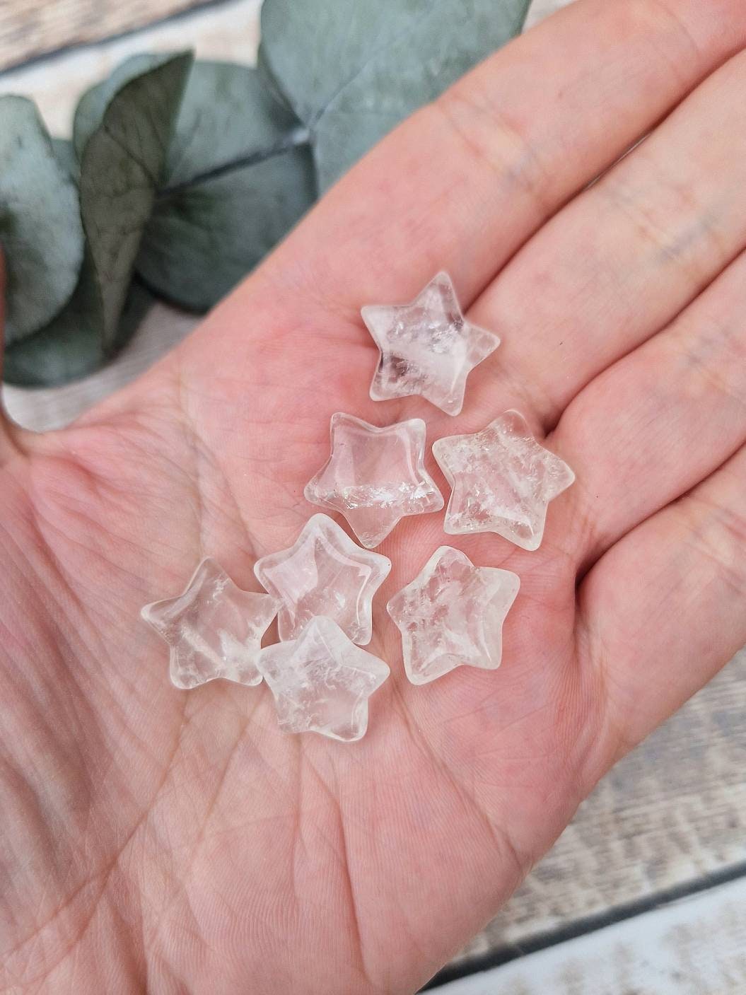 Happy sweet 16th birthday clear quartz crystal stargift.