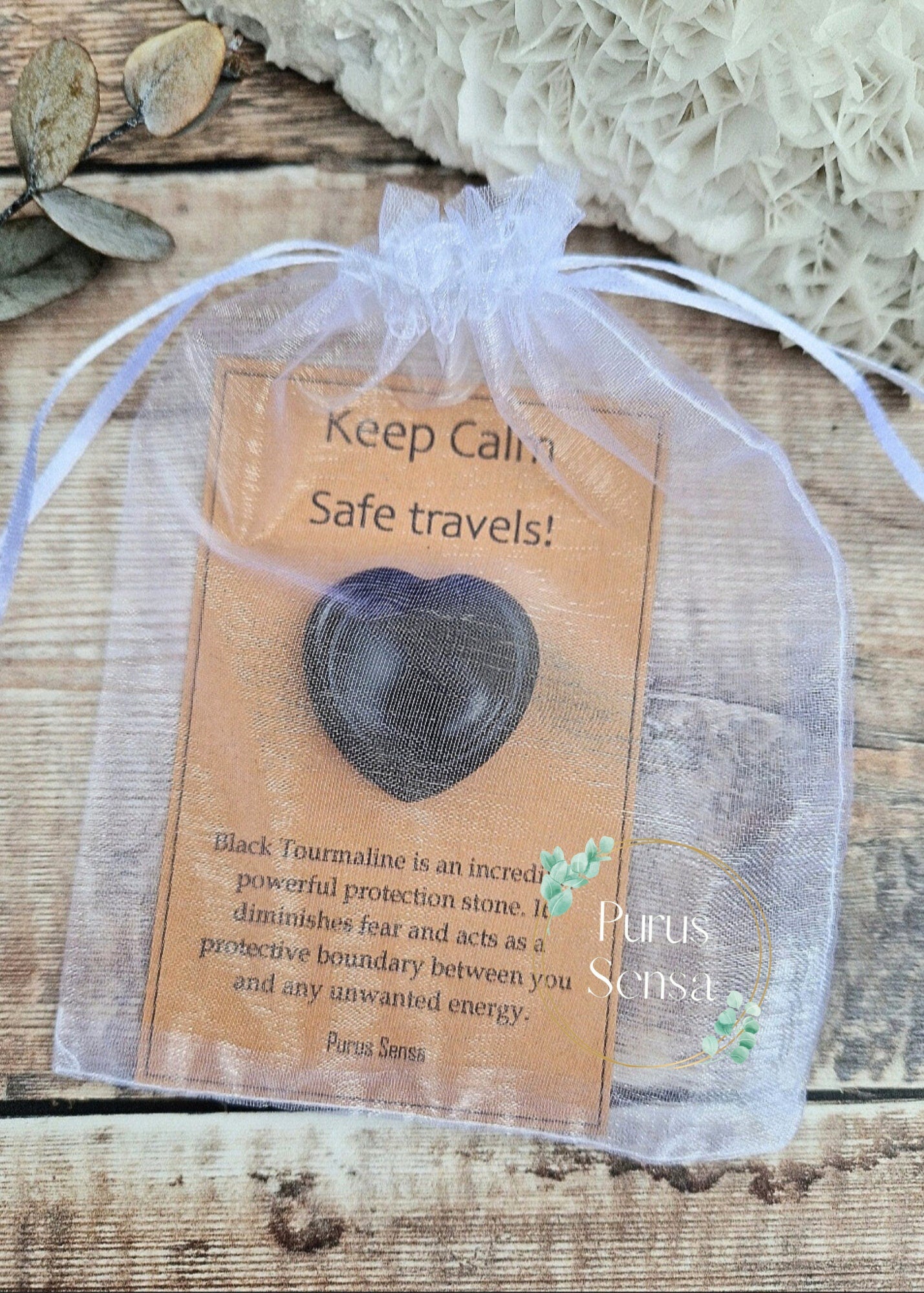 Safe travels Thumbstone Crystal gift