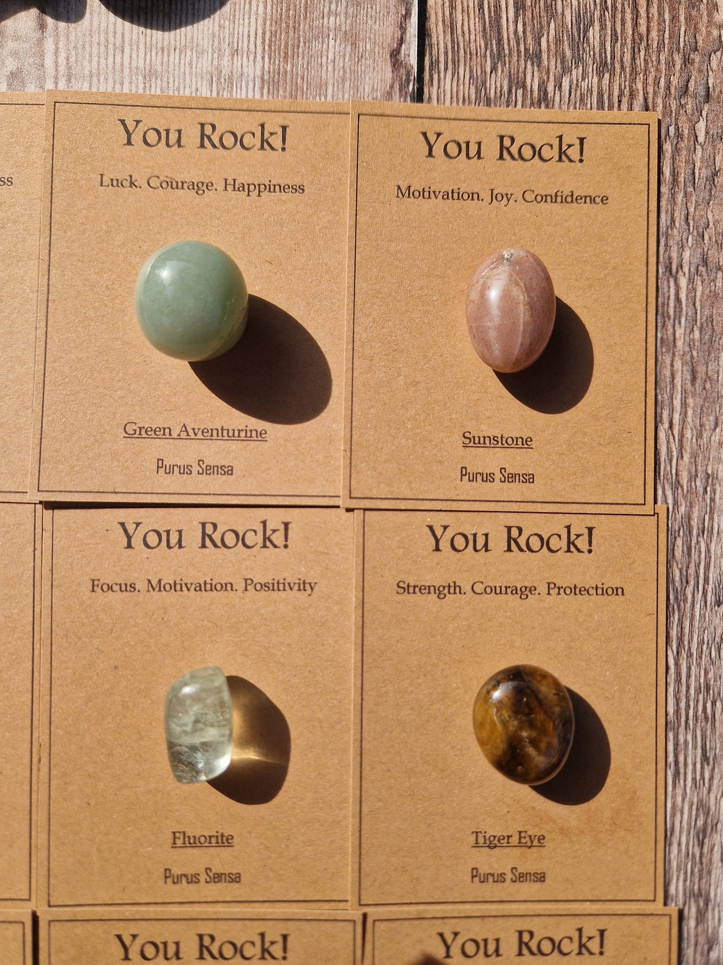 You Rock Crystal pocket hug Gift
