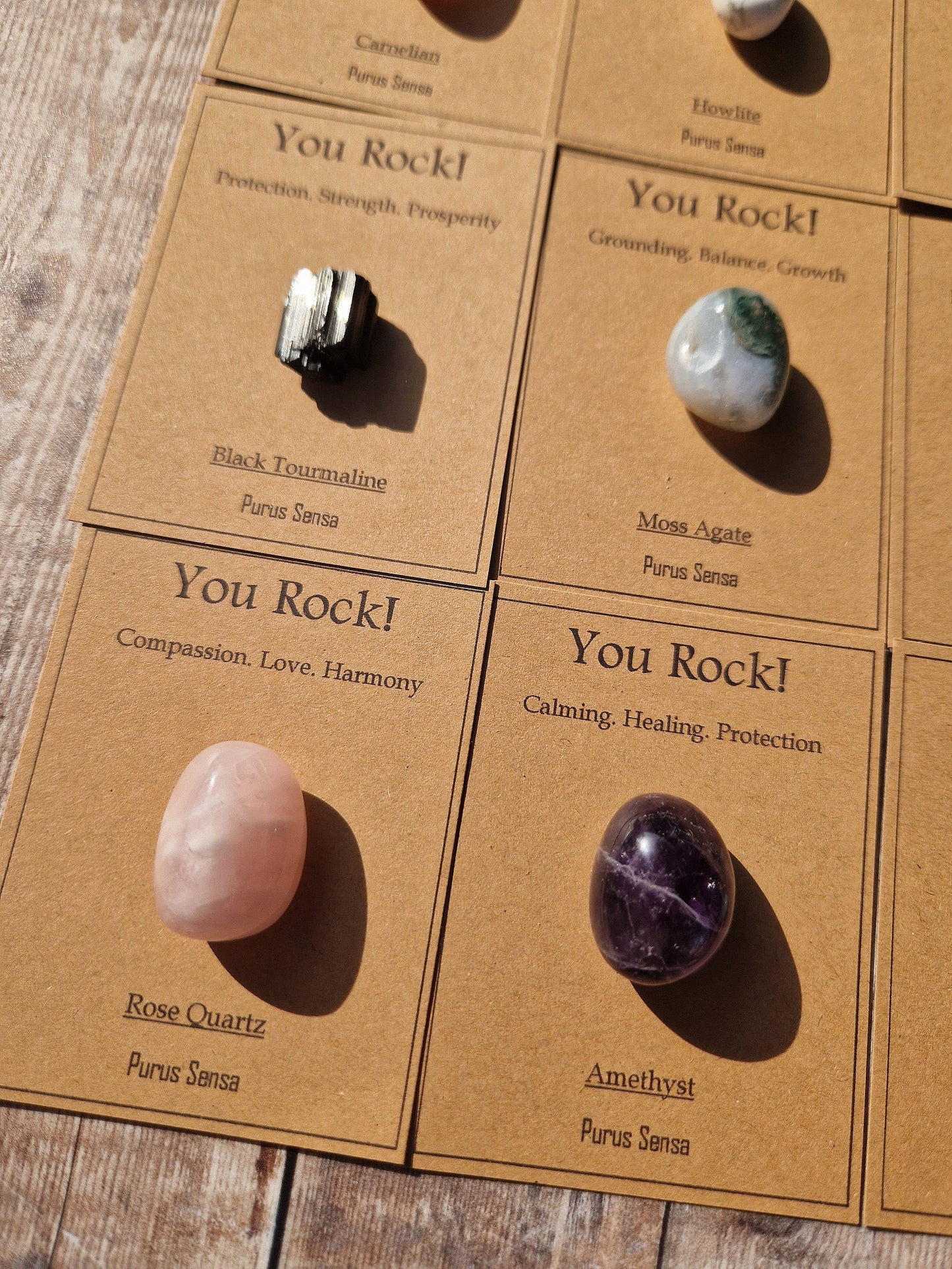 You Rock Crystal pocket hug Gift