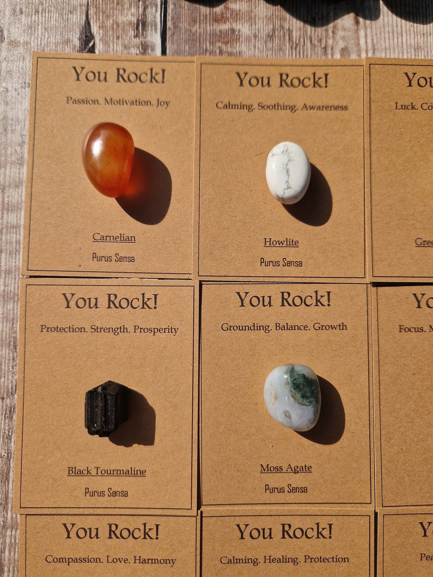 You Rock Crystal pocket hug Gift