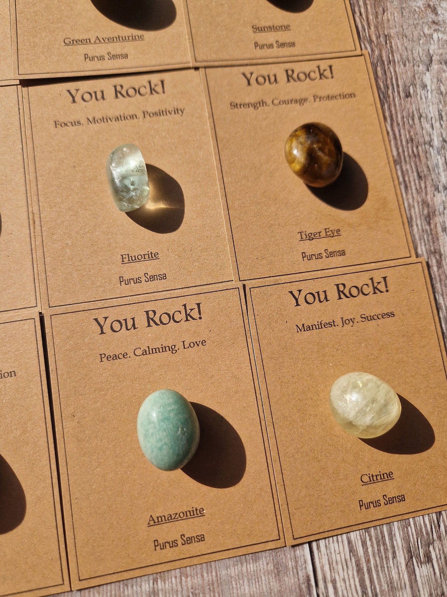 You Rock Crystal pocket hug Gift