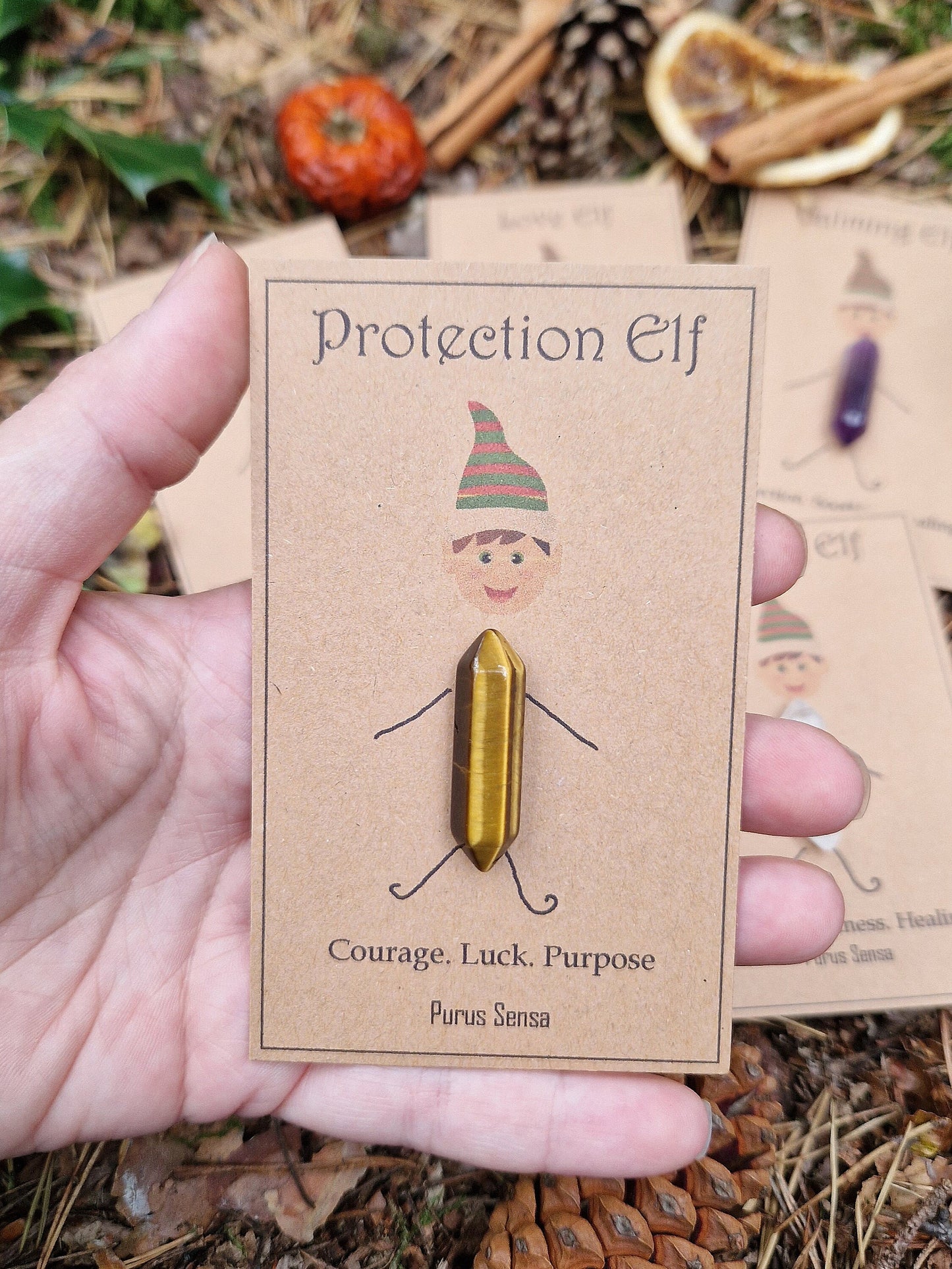 Cute Christmas crystal elf stocking filler gift
