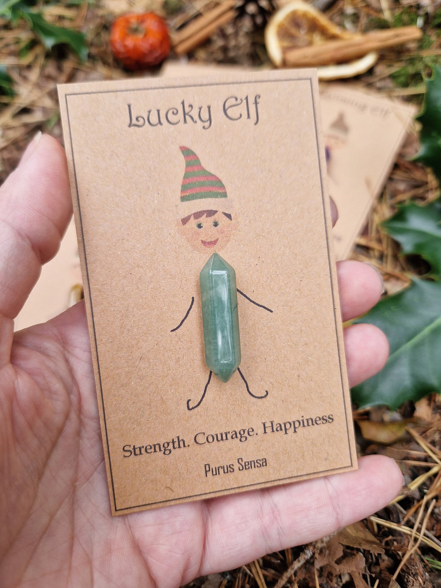 Cute Christmas crystal elf stocking filler gift