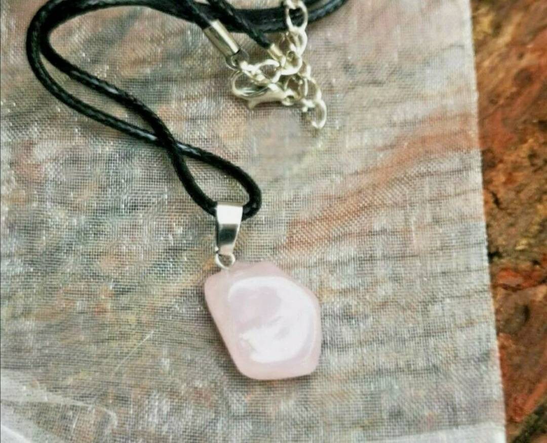 Natural semi Precious Gemstone Cord Necklace