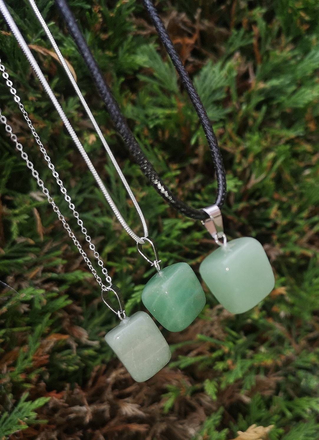 Beautiful Green Aventurine Pendant Necklace