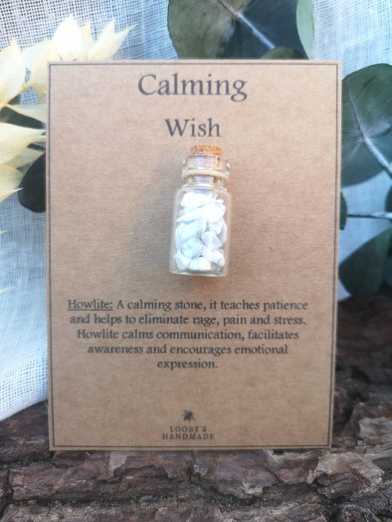 Crystal wish bottle