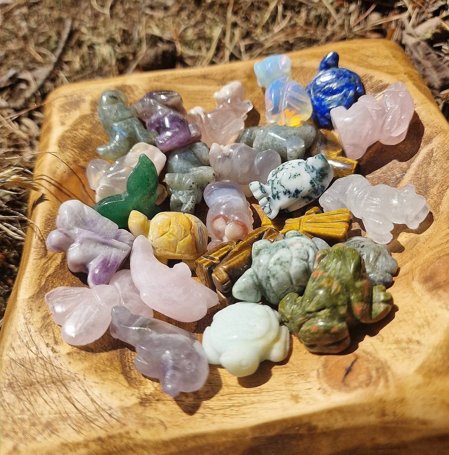 Mini animal crystal carving lucky dip