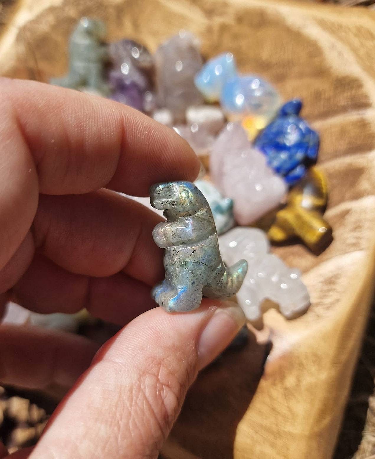 Mini animal crystal carving lucky dip