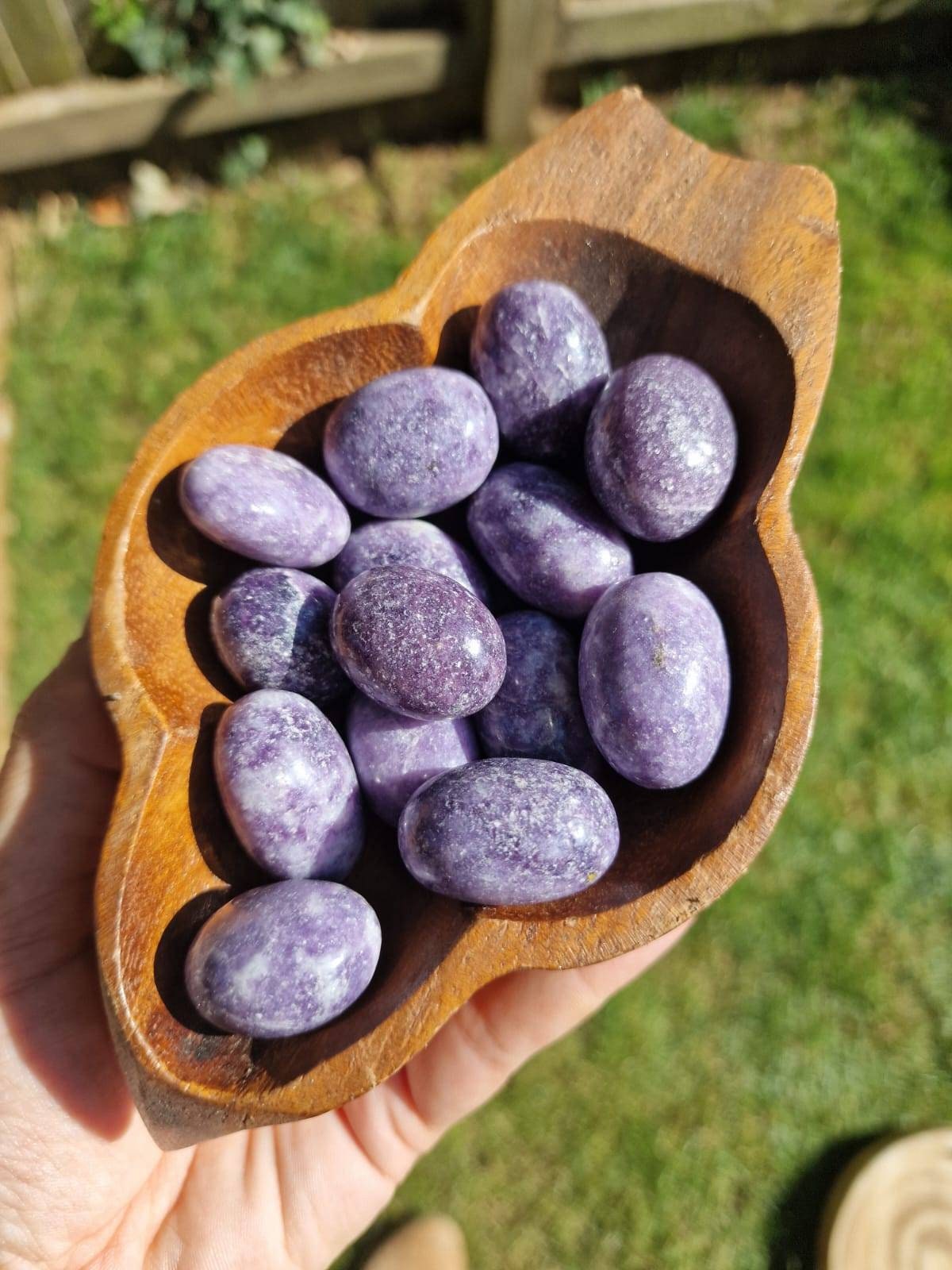 Lepidolite tumble Stone