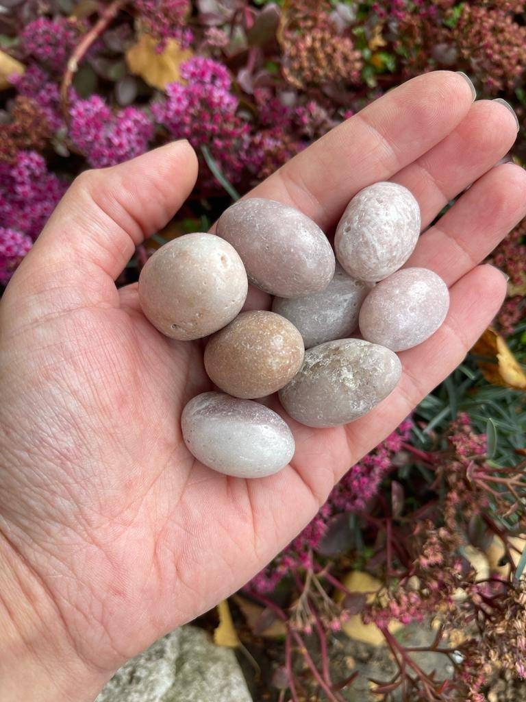 Medium size pink Amethyst tumbles