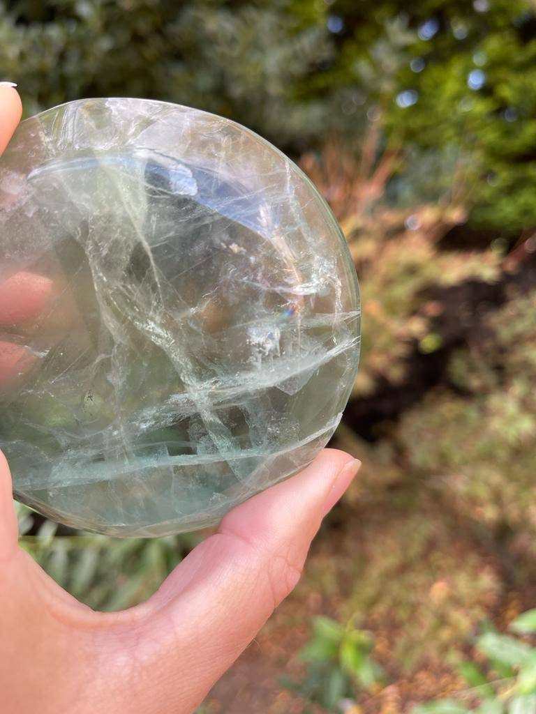 Premium quality Green fluorite cup and saucer set