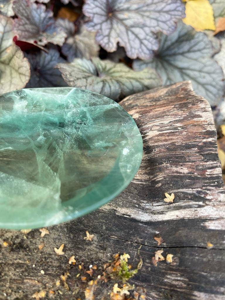 Premium quality Green fluorite cup and saucer set