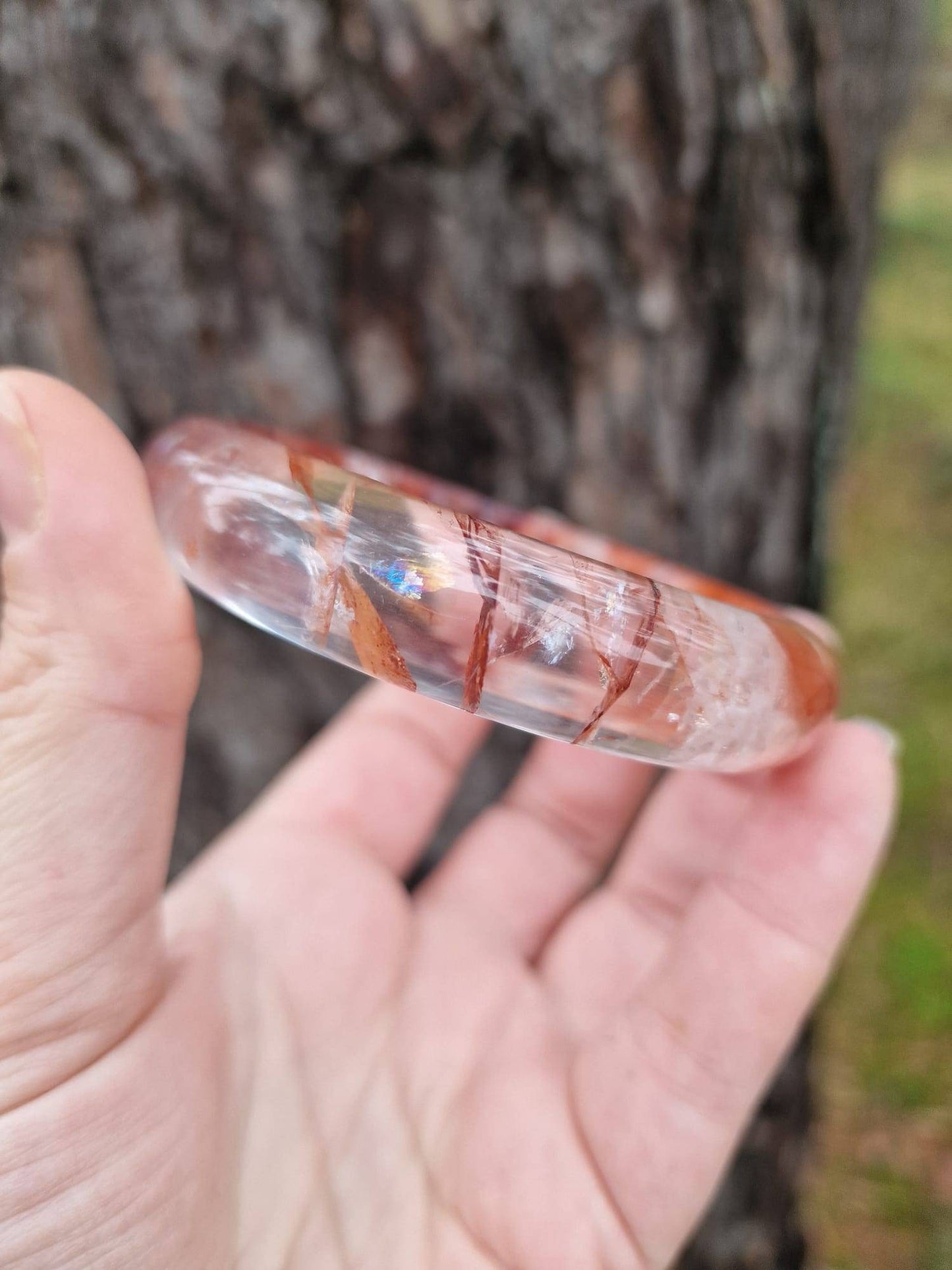 AAA quality Fire quartz bangle