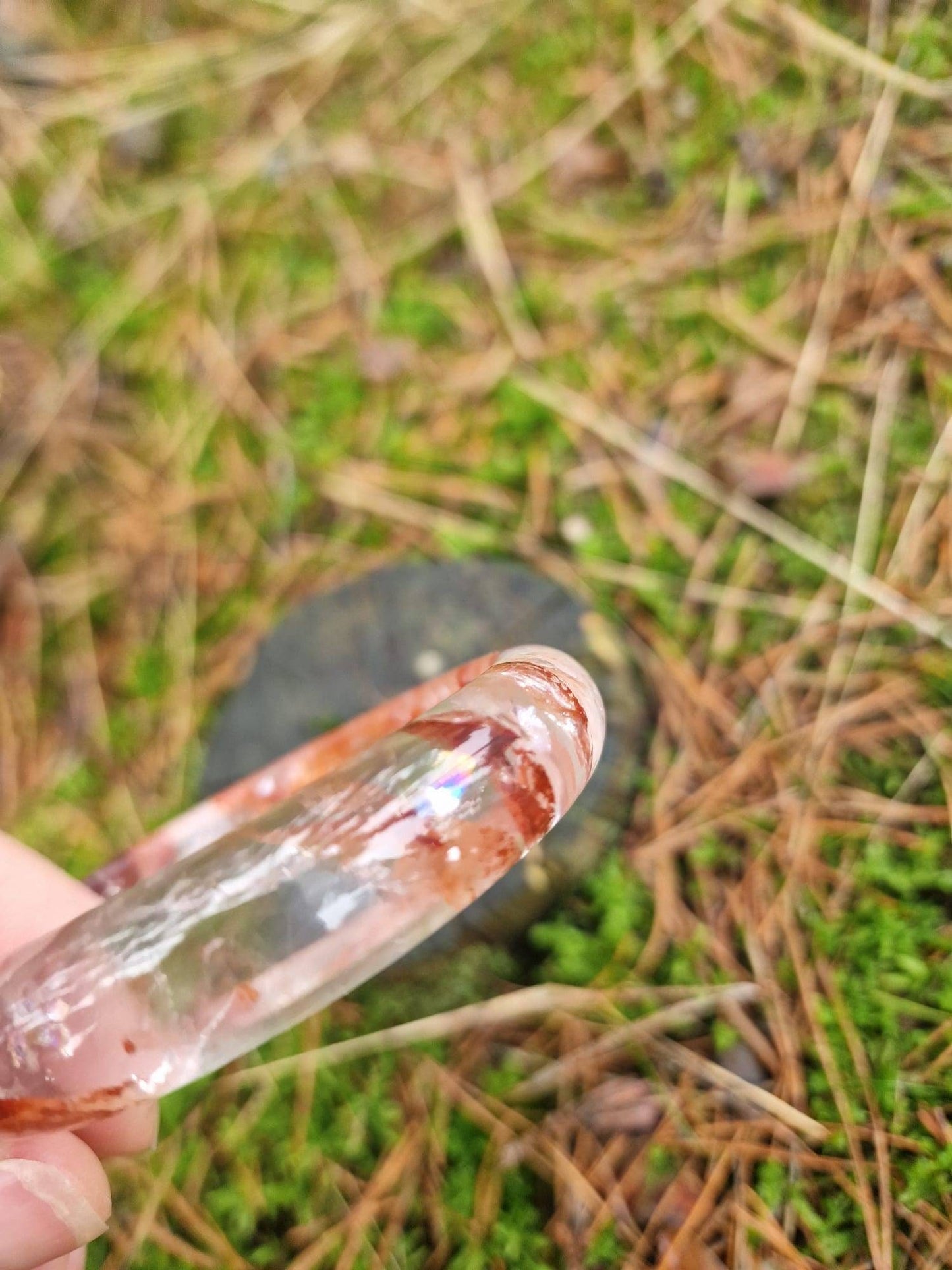 AAA quality Fire quartz bangle