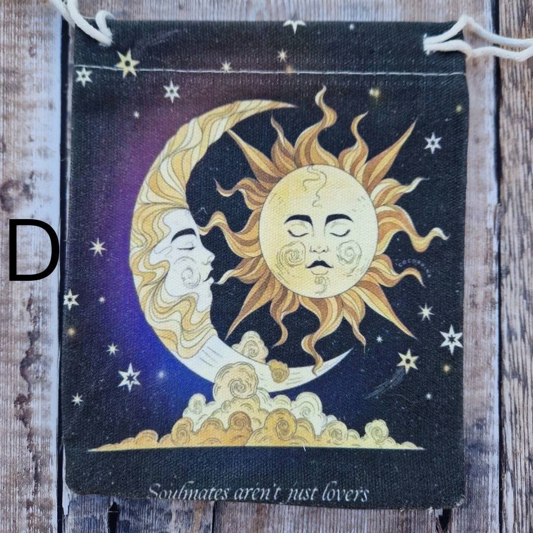 Tarot bag. Crystal bag. Oracle Dec card holder / pouch