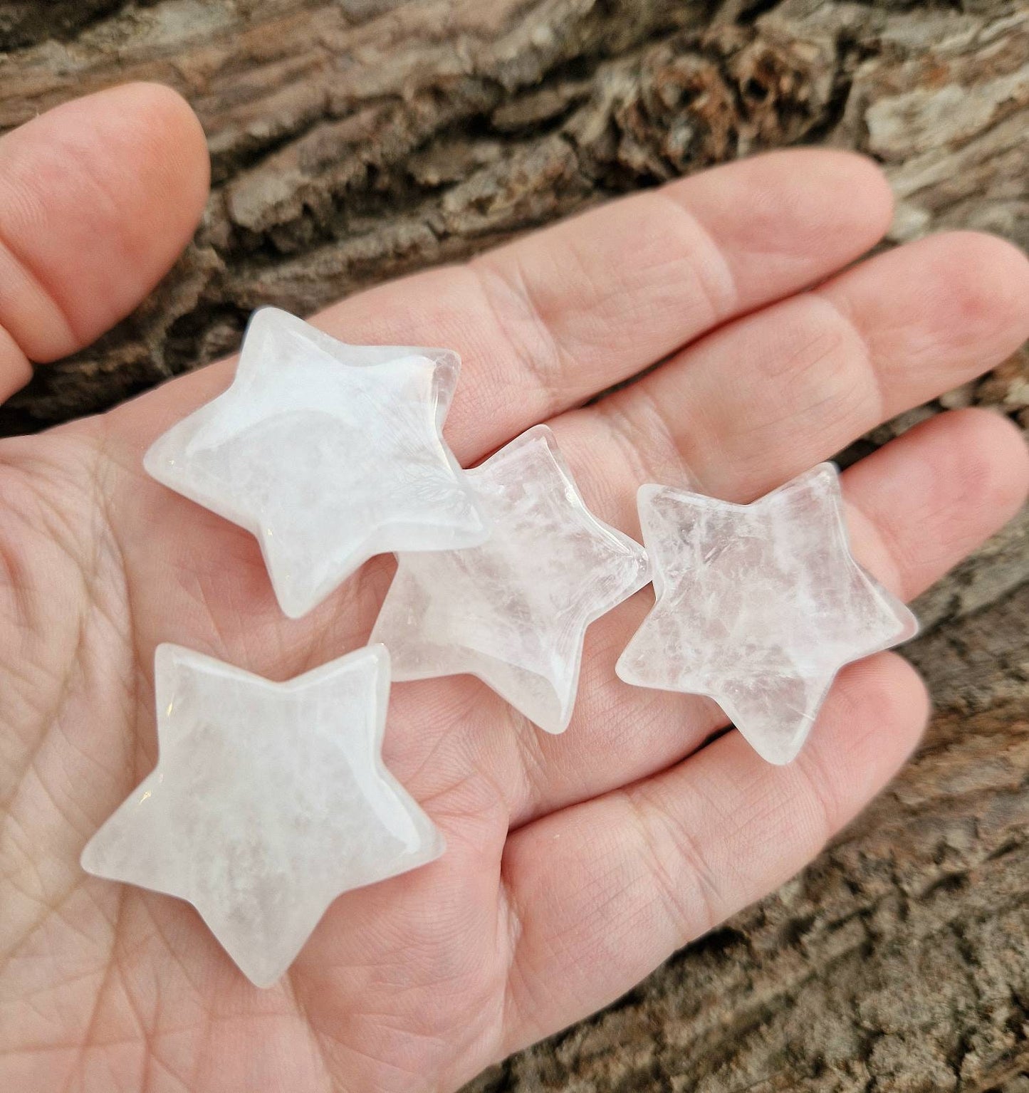 Cute Clear quartz friendship star gift