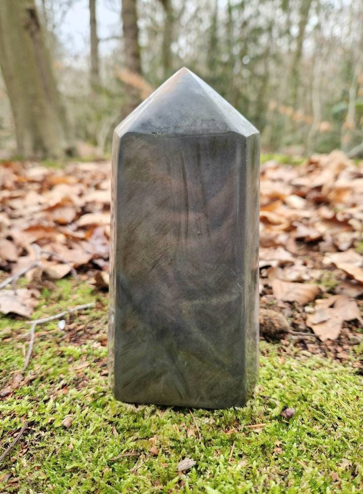 XL beautiful polychrome jasper tower. 785g 150mm