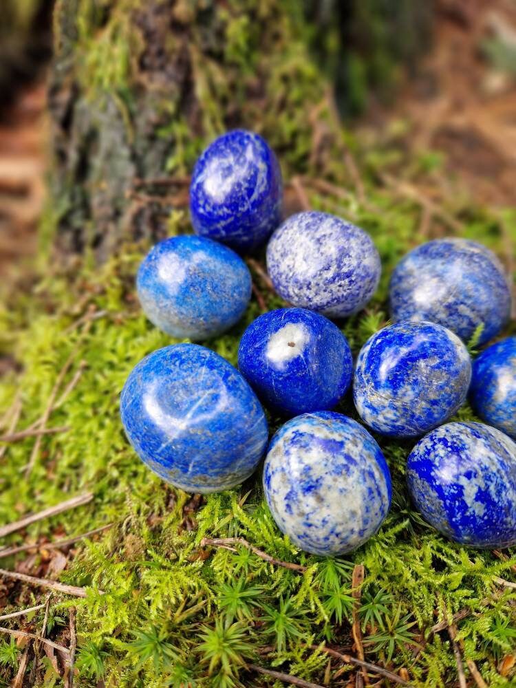 Beautiful large lapis lazuli tumble stones