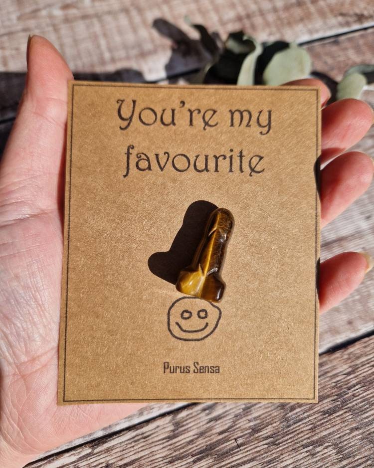 My favourite dick head cute crystal gift