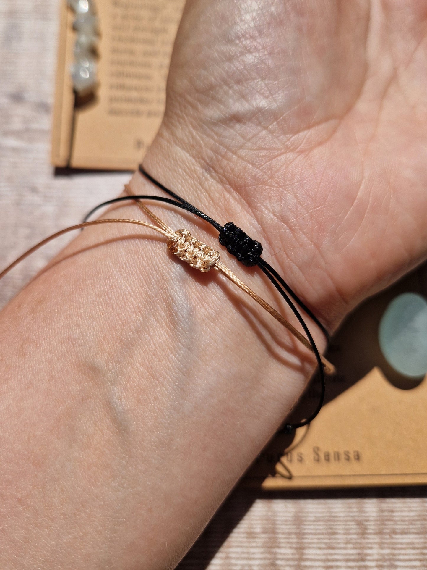 Kunzite, Aquamarine or Moonstone Bracelet with matching tumble stone set.