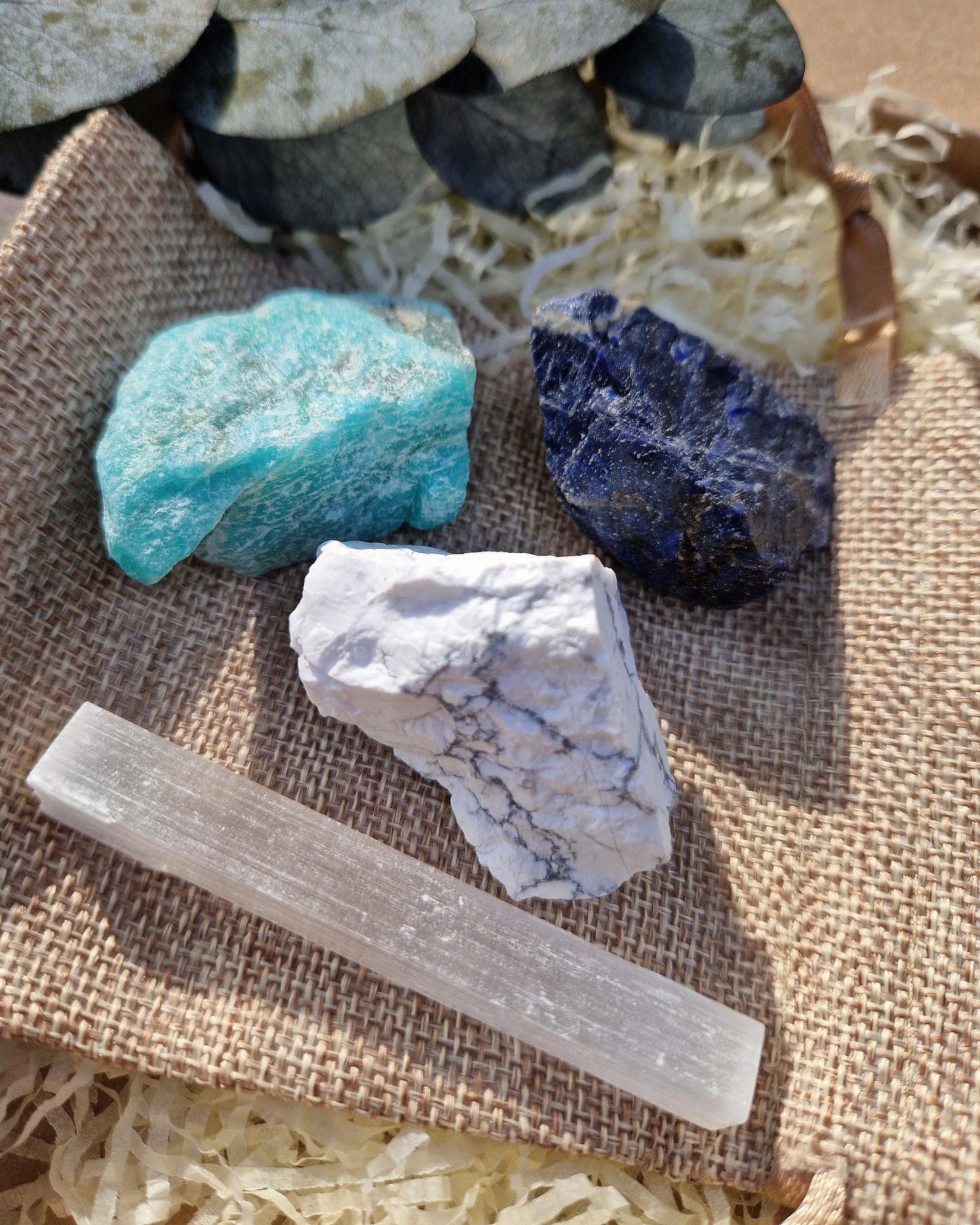 Calming Raw crystal gift box