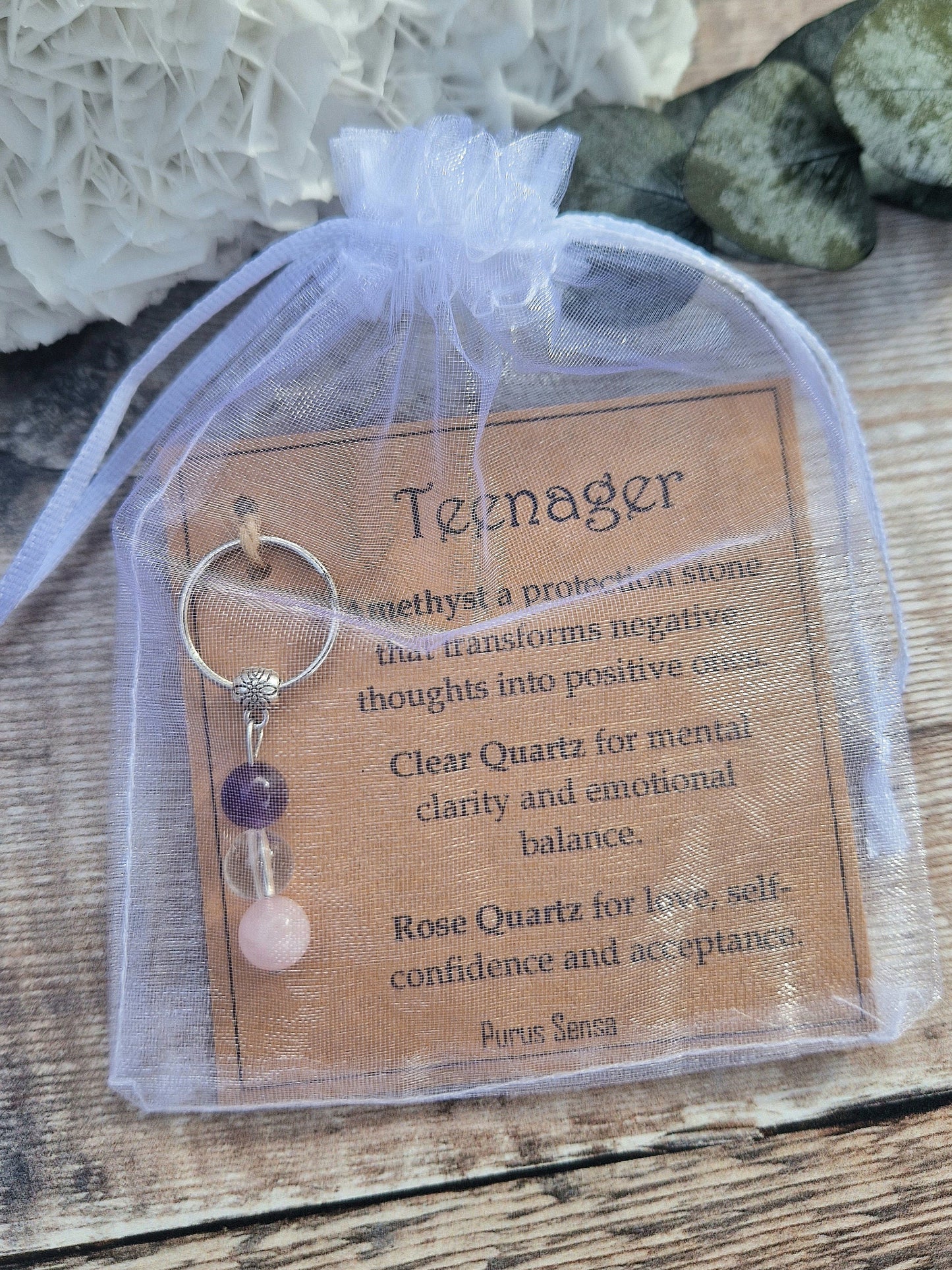 Teenager sweet 16 Crystal keyring