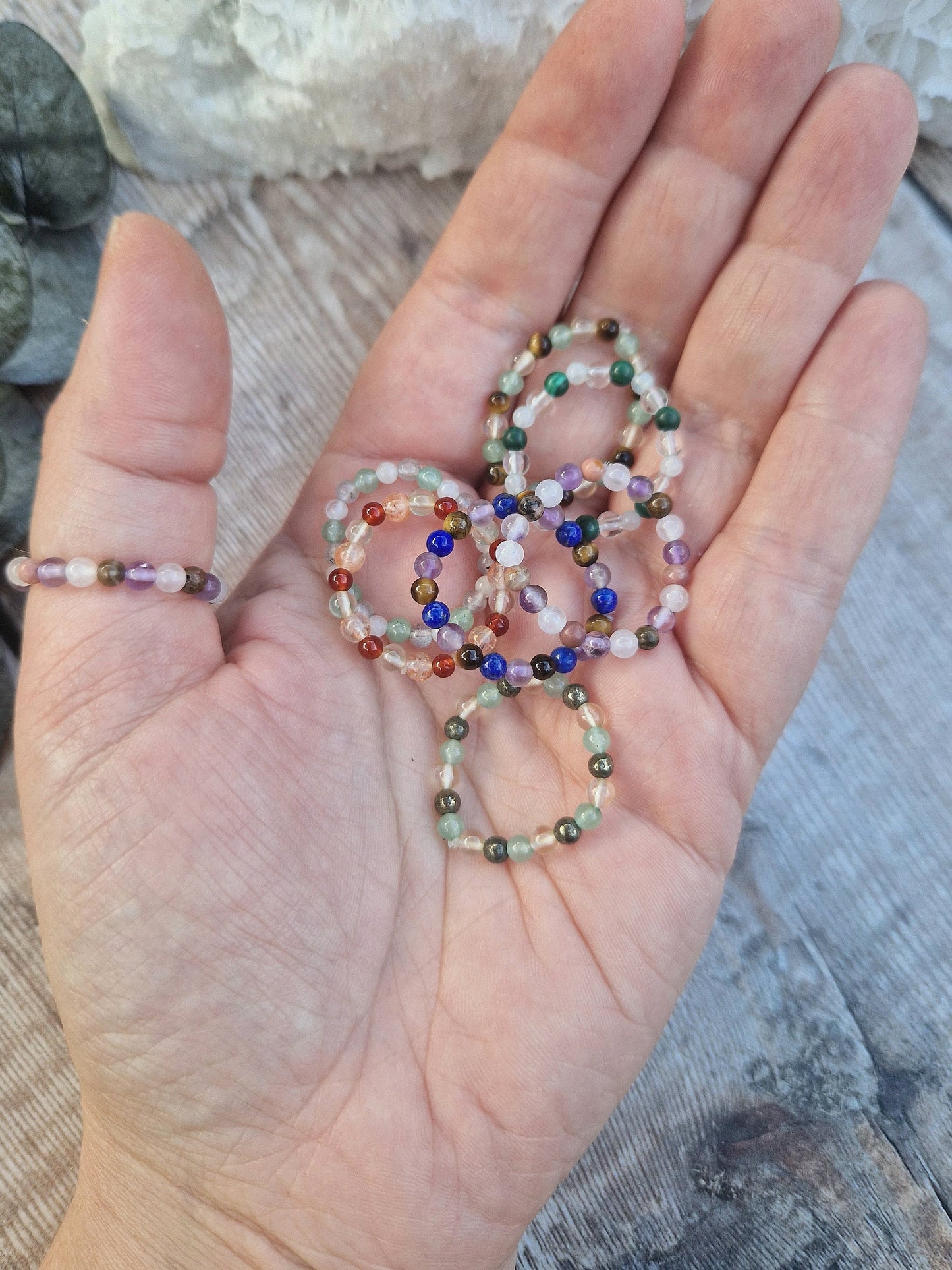 NEW BEGININGS Crystal Strech Ring