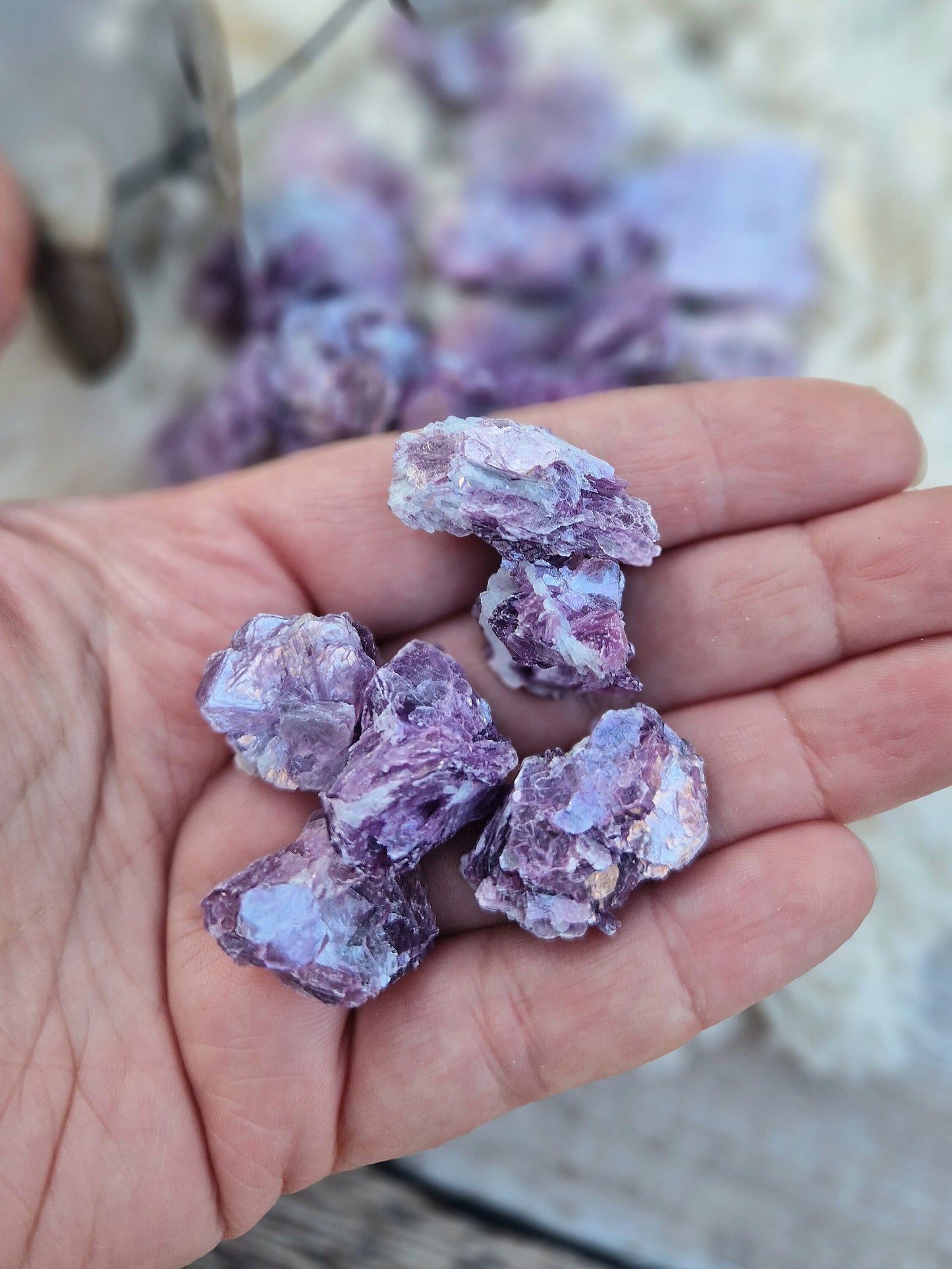 Beautiful AAA purple mica