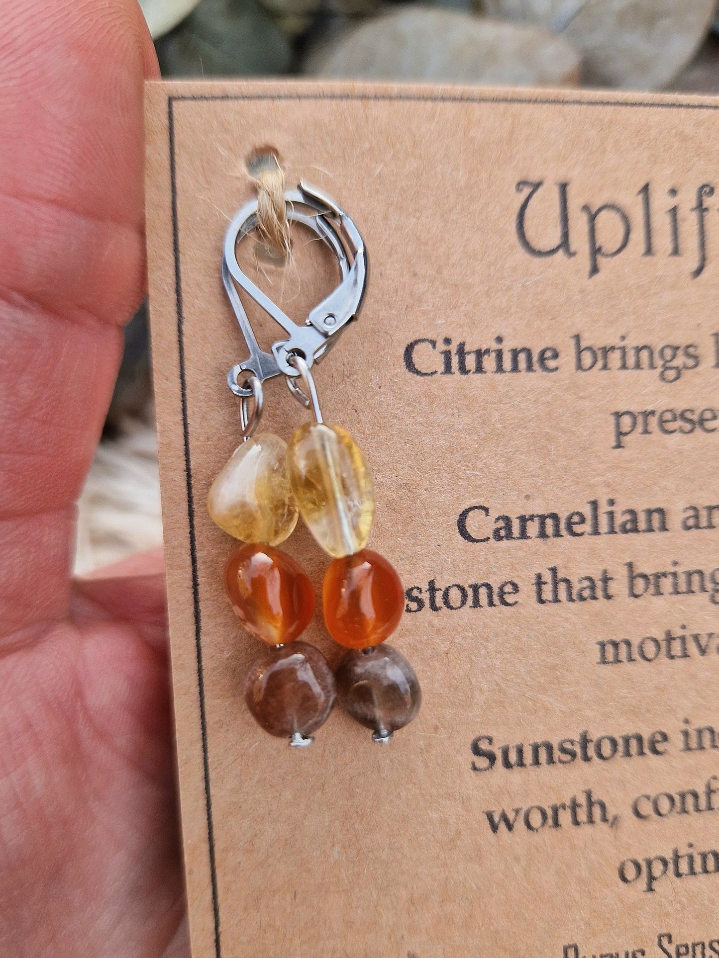 New beginings crystal huggie hoop earrings