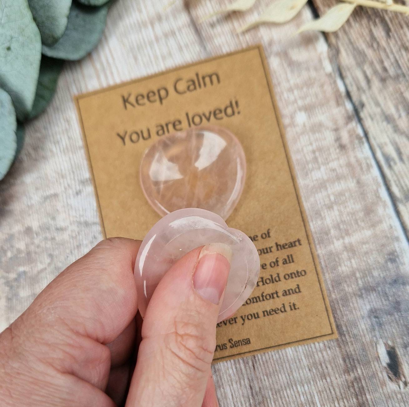 Rose Quartz Self-Love Thumbstone