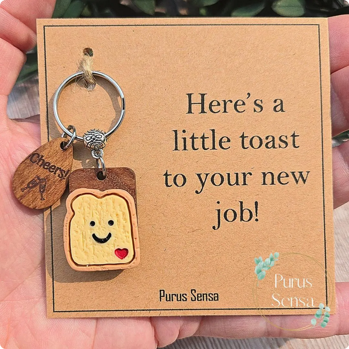 Job Toast Keyring
