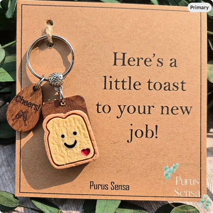 Job Toast Keyring
