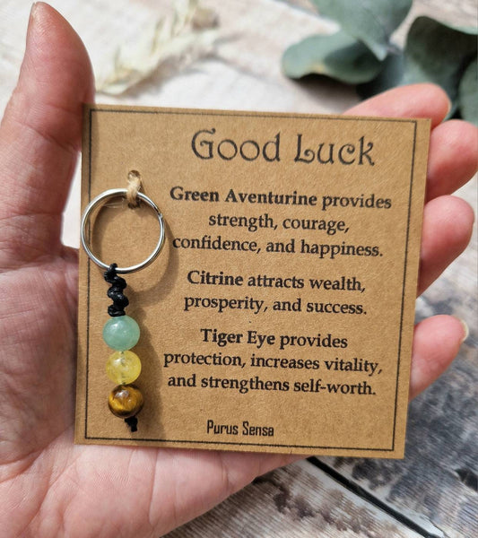 Good luck Twisty Crystal keyring