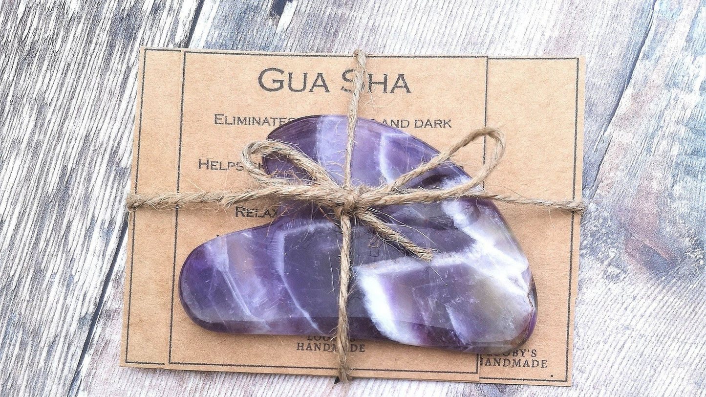 Rose quartz Gua Sha Gift set