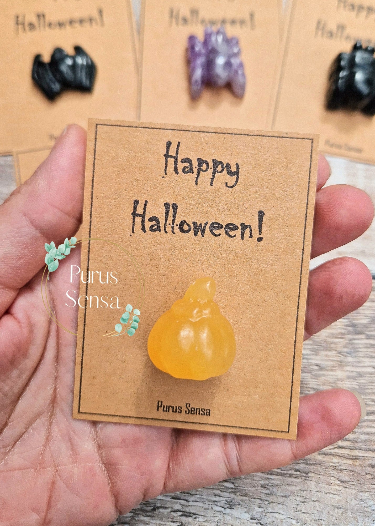 Happy Halloween Crystal Gift