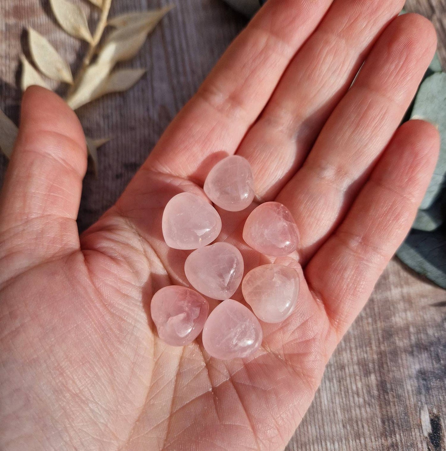 Mother & Daughter rose quartz crystal gift