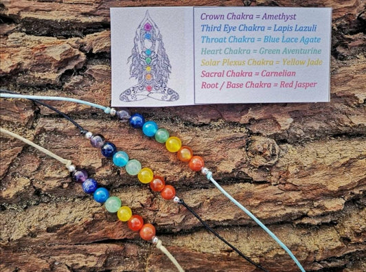 Genuine 7 Chakra bracelet / Anklet