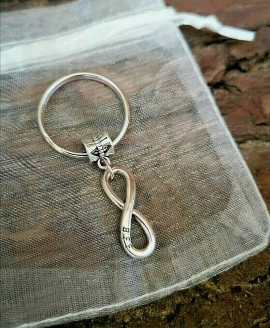 Infinity BFF Best Friend Bestie Keyring