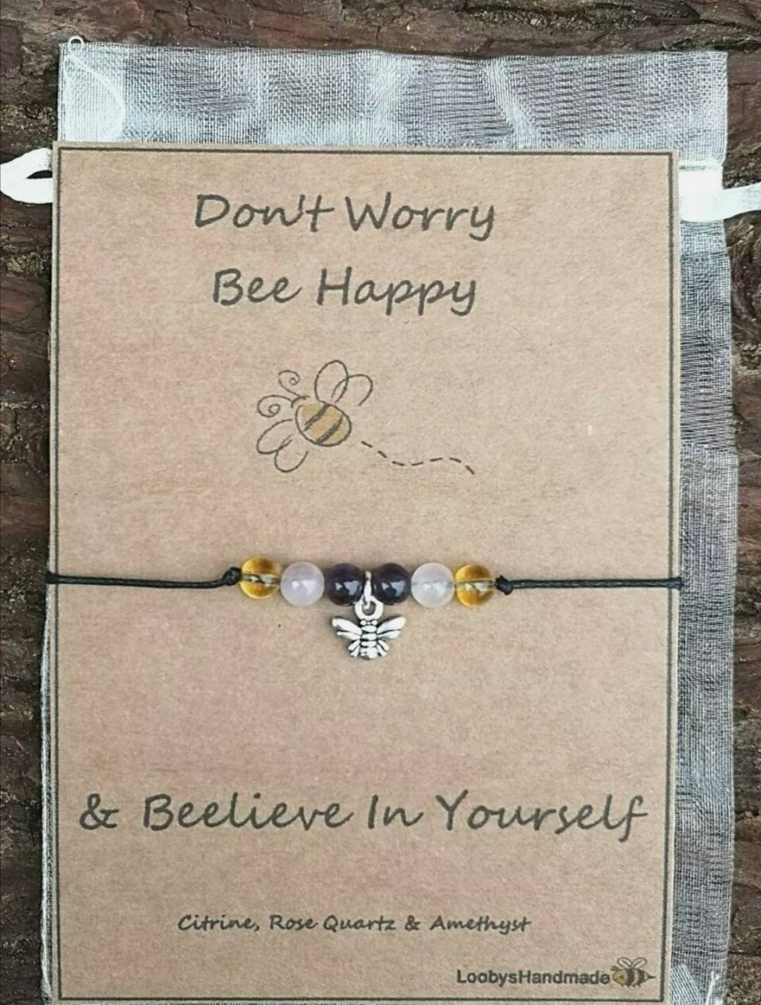 Depression Self Esteem Gemstone Support Bracelet