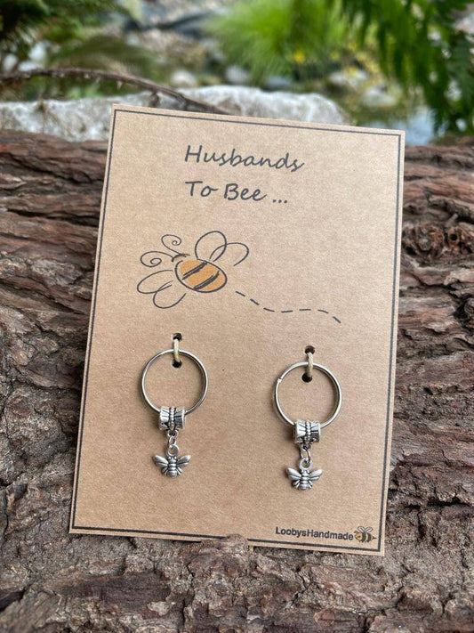 Mr & Mr. Husbands to bee Gay engagement keepsake keyrings