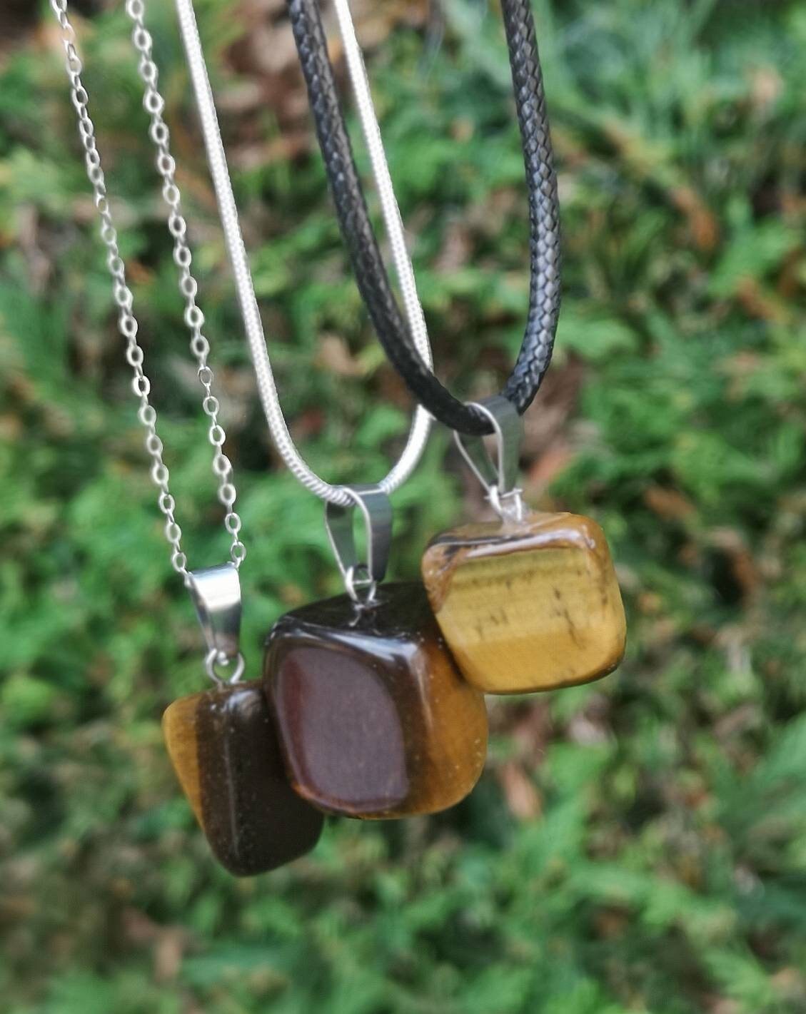 Beautiful Tiger Eye Pendant Necklace