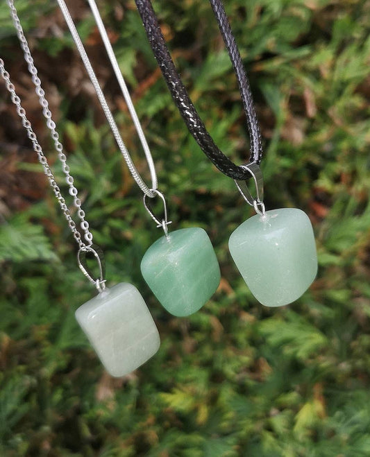 Beautiful Green Aventurine Pendant Necklace