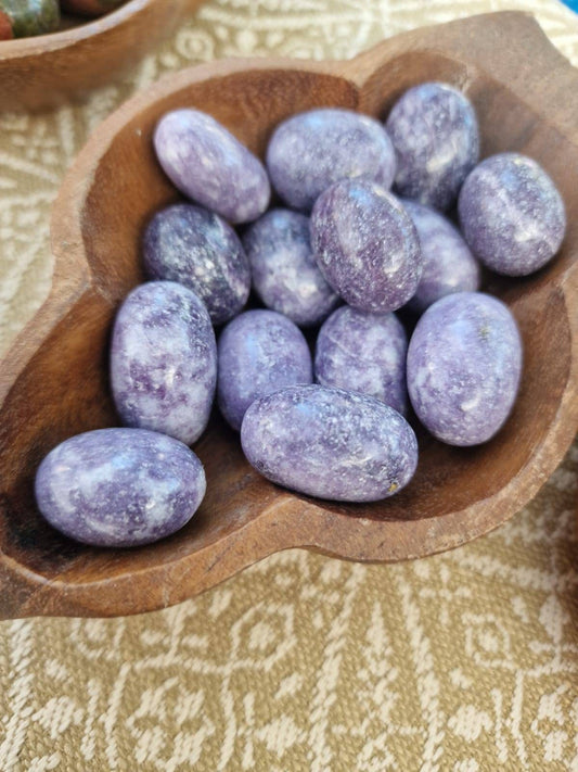 Lepidolite tumble Stone