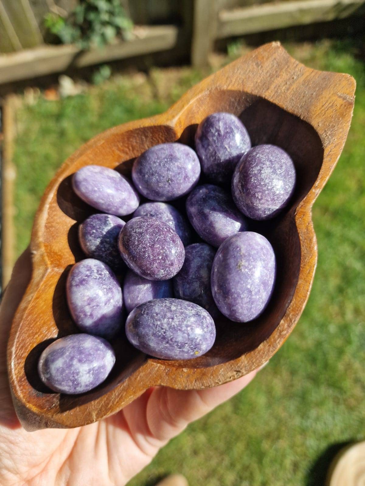 Lepidolite tumble Stone