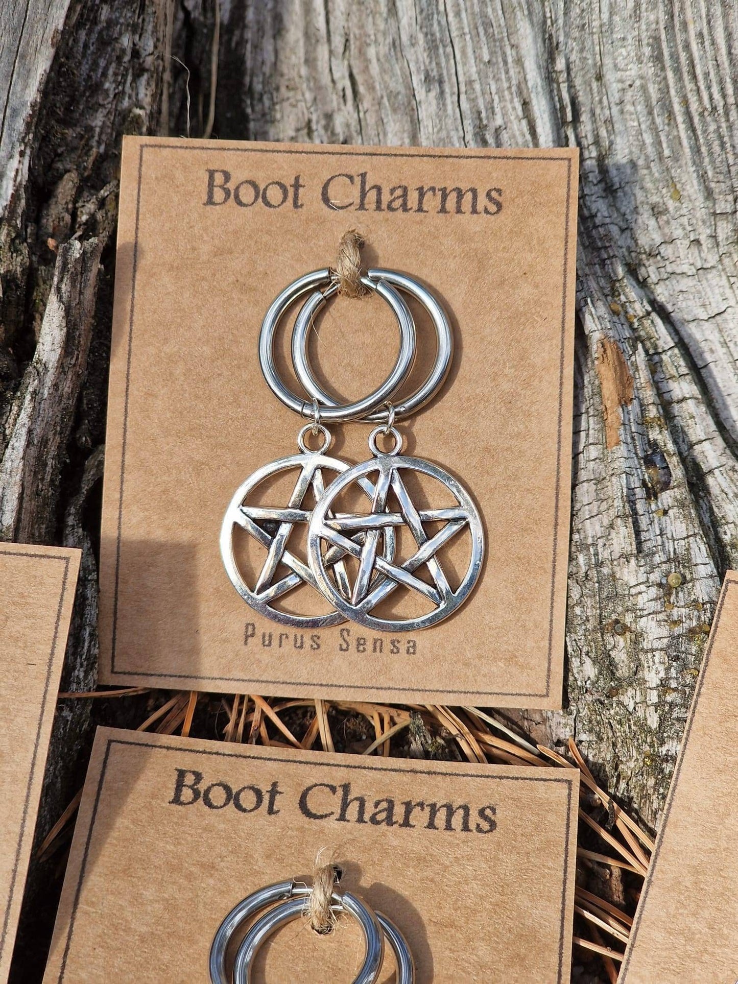 Pentagram / hamsa / peace / yin-yang  and more! Boot charms tags